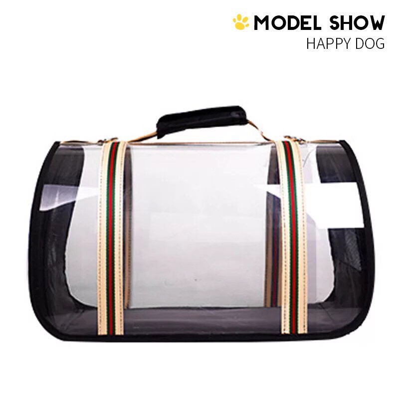 Túi vận chuyển thú cưng-khung lưới cao cấp- họa tiết hàng hiệu.