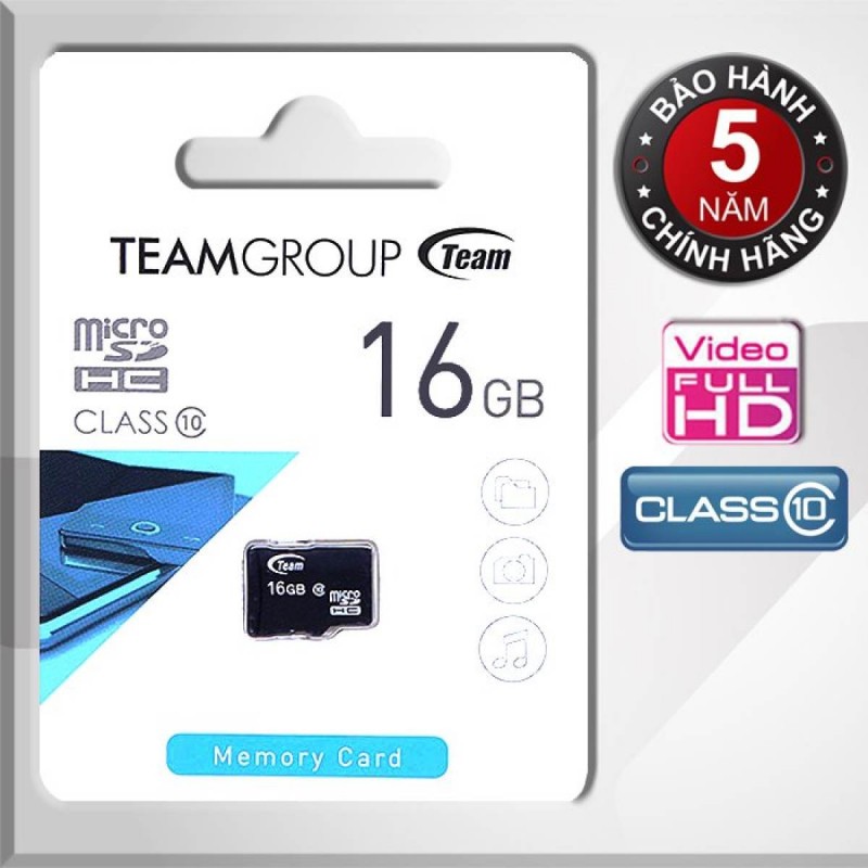 Thẻ nhớ TEAM GROUP 16G - Bảo hành 5 năm chính hãng