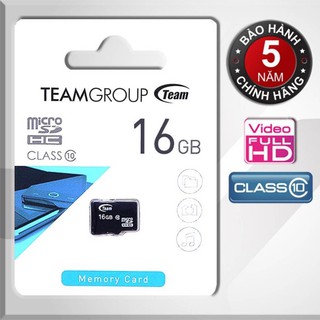 Thẻ nhớ TEAM GROUP 16G - Bảo hành 5 năm chính hãng