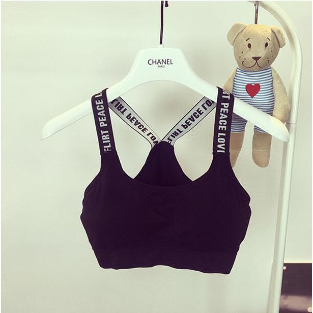 Áo ngực SUXI thể thao in chữ thời trang dành cho nữ