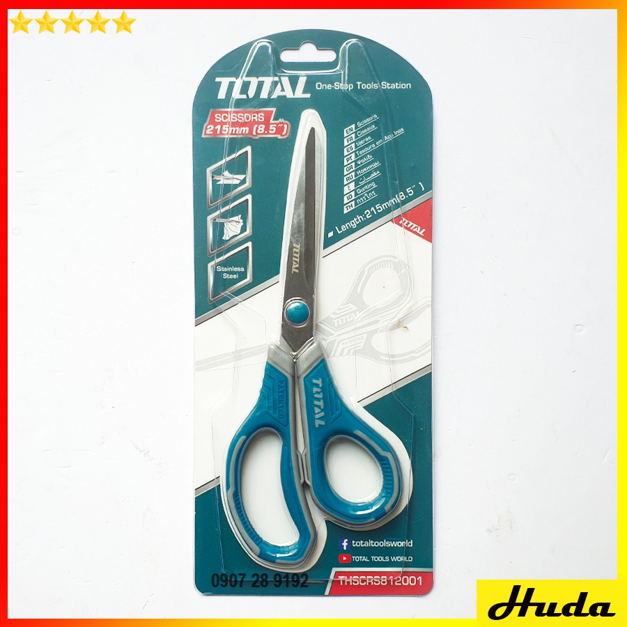 Total Kéo Cắt Vải 215mm 275mm Kéo Văn Phòng Total Ingco POI