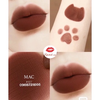 Son Mac 927 turn to the left đỏ nâu- powder kiss mới nhất