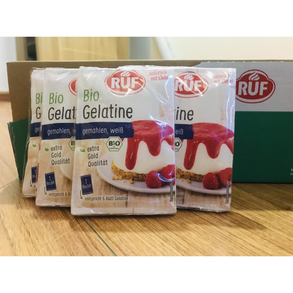 Gelatin Hữu Cơ Ruf Bio Đức 9g