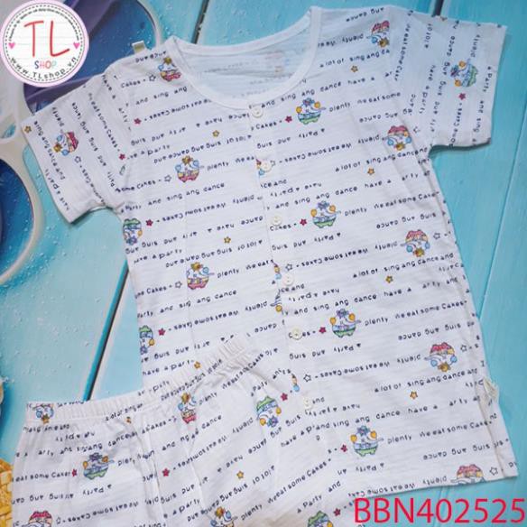 Thời trang trẻ em - Bộ quần áo cài nút hình chú voi cute  – Quần áo bé trai - Bộ bé trai - Quần áo bé gái - Bộ bé gái