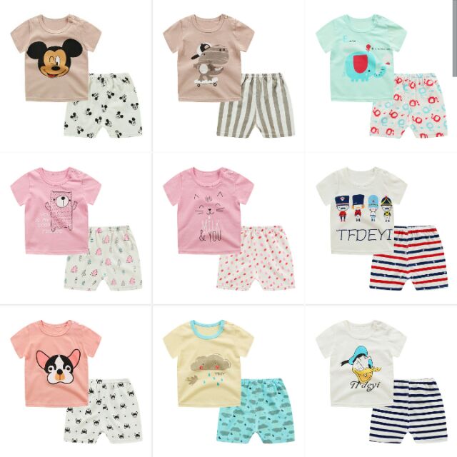 Set bộ hè cotton cho bé