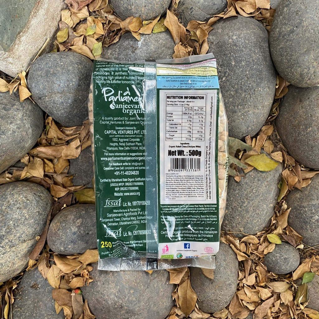 Date 06/09/2022 - Đậu gà hữu cơ Parliament 500g