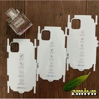 Miếng Dán PPF chống vân tay - Chịu Lực - Chống Trầy Xước Tuyệt Đối cho Iphone 11 / 11 pro / 11 pro max