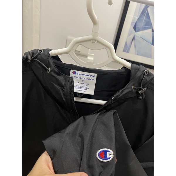 áo jacket champion chính hãng màu đen