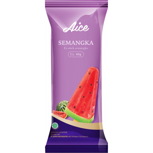 Kem Aice - Dưa hấu  - nhập khẩu trực tiếp từ Indonesia - Thương hiệu kem nổi tiếng ngon giá rẻ - kem Haidilao