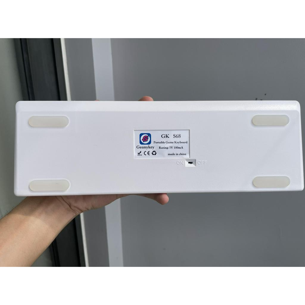 Kit bàn phím GeanKey GK S68| 3 modes| led nháy theo nhạc.