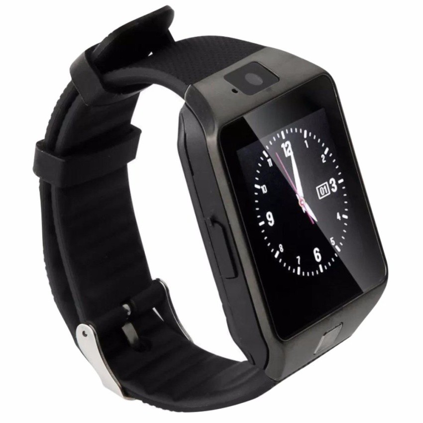 Đồng hồ thông minh hỗ trợ sim Smartwatch DZ09 (Đen)