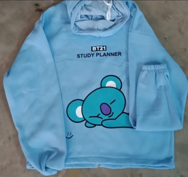 CÓ SẴN - Áo khoác BT21 oversize, áo khoác nỉ BTS | BigBuy360 - bigbuy360.vn