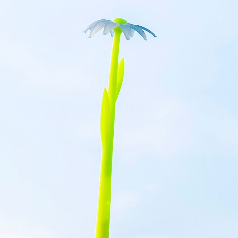 &lt;Video Review&gt; Bút Bi Nước Mực Nước Hình Hoa Tuyết Trắng Đổi Màu Dưới Nắng D027