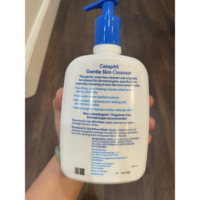 Sữa rửa cho da mặt & toàn thân Cetaphil Gentle Skin Cleanser 591ml