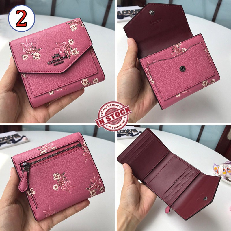 Ví COACH / ví nữ / ví ngắn / ví thời trang cổ điển / ví da 28445