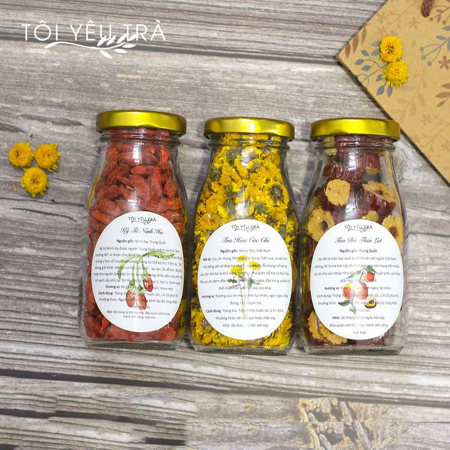 Combo 3 Hũ Mini Trà Thảo Mộc Tiết Kiệm