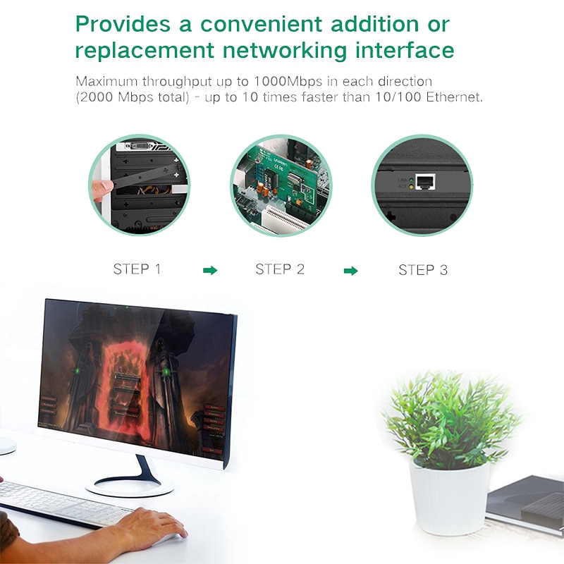 Card mạng cho card mạng 1000Mbps Gigabit PCI | BigBuy360 - bigbuy360.vn