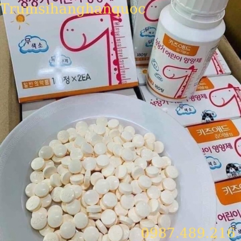 [ HÀNG MỚI VỀ ] Viên Uống Bổ Sung Canxi Tăng Chiều Cao Cho Bé [HÀNG HÀN QUỐC] [ Hàng Mới Về ]