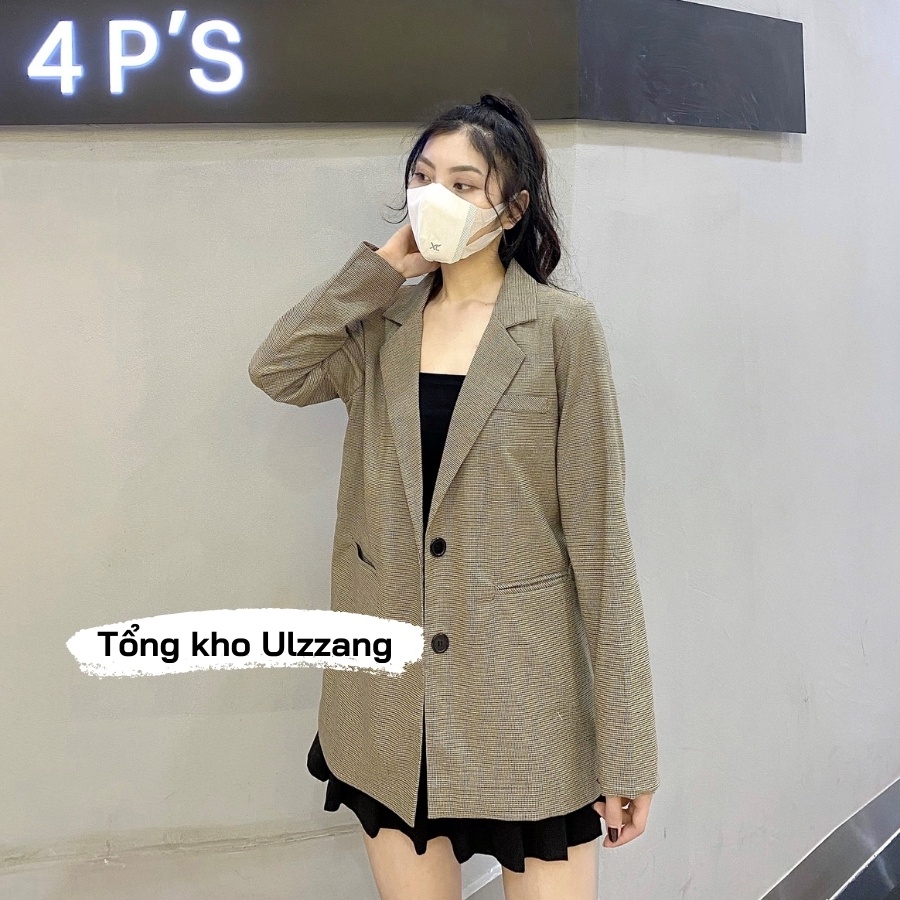 Áo Blazer 2 lớp dày dặn phong cách Ulzzang Áo khoác nữ | BigBuy360 - bigbuy360.vn