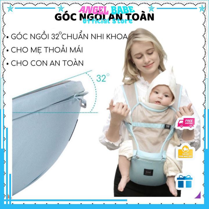 Địu em bé 6 tư thế AAG 019 chống gù đa năng