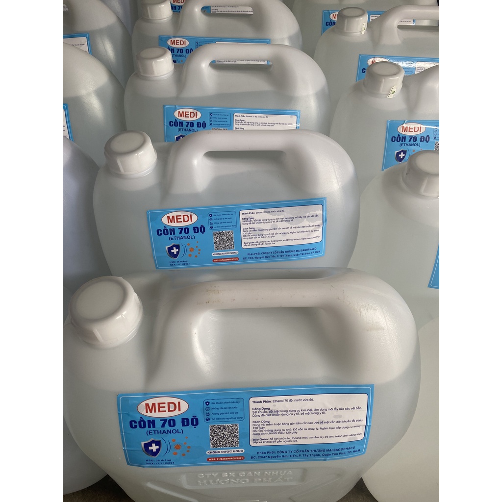 Cồn Ethanol can 30L - Cồn y tế sát khuẩn