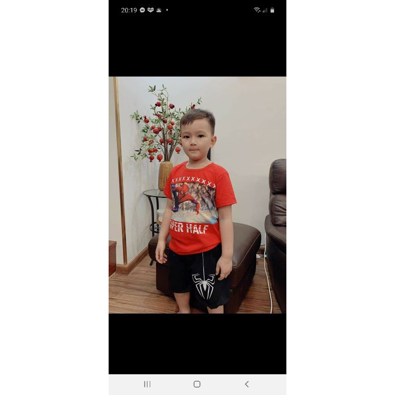 Bộ bé trai siêu nhân