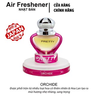 Nước hoa Ô tô Cao cấp PRETTY Nhật Bản ( kẹp cửa gió, hương thơm nhẹ nhàng,sang trọng)