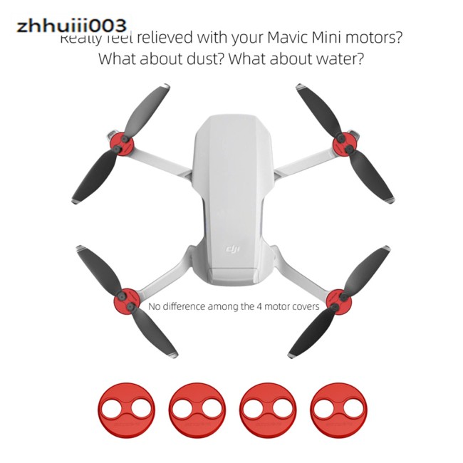 Sale 70% 4 Nắp Kim Loại Bảo Vệ Động Cơ Máy Bay Dji Mavic Mini Drone, red Giá gốc 233,000 đ - 77B77