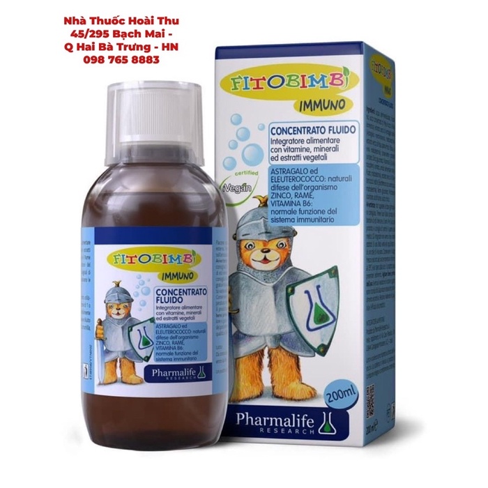 [ Kèm Quà Tặng ] FitoBimBi IMMUNO - Immuno Bimbi tăng miễn dịch cho bé ( Chính Hãng )