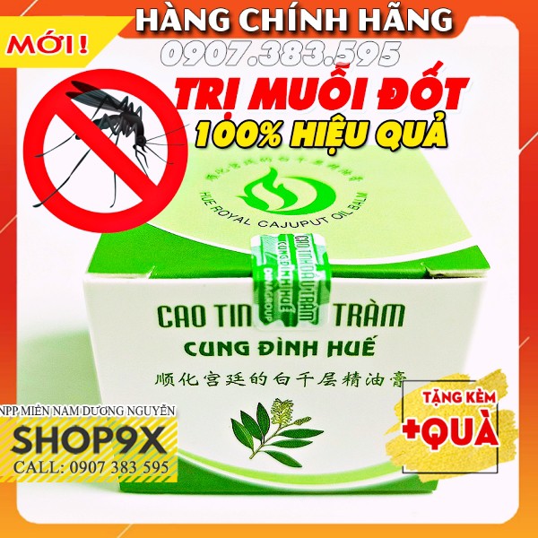 Đuổi Muỗi Cao Tràm Huế - Giảm Sưng Vết Muỗi Đốt - Tinh Dầu Tràm Cung Đình Huế 20gr  An Toàn Cho Bé 6 Tháng