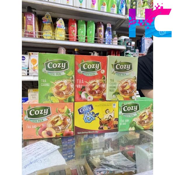 Trà Cozy Đào/ Chanh/ Vải/ Chanh Dây Hoà Tan Hộp 270g
