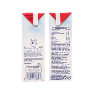 Sữa Tươi Tiệt Trùng TH True Milk Hương Dâu Thùng 48 Hộp x 180ml