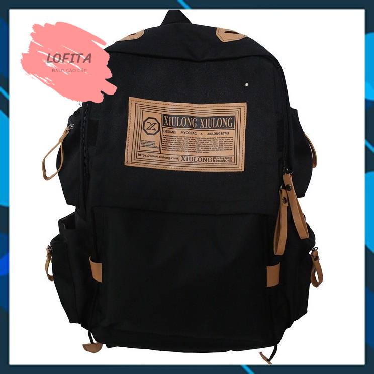 Balo đi học nam nữ  thời trang LOFITA Balo nữ đẹp ulzzang cao cấp unisex đựng vừa laptop hàn quốc MSP108 - LOFITA