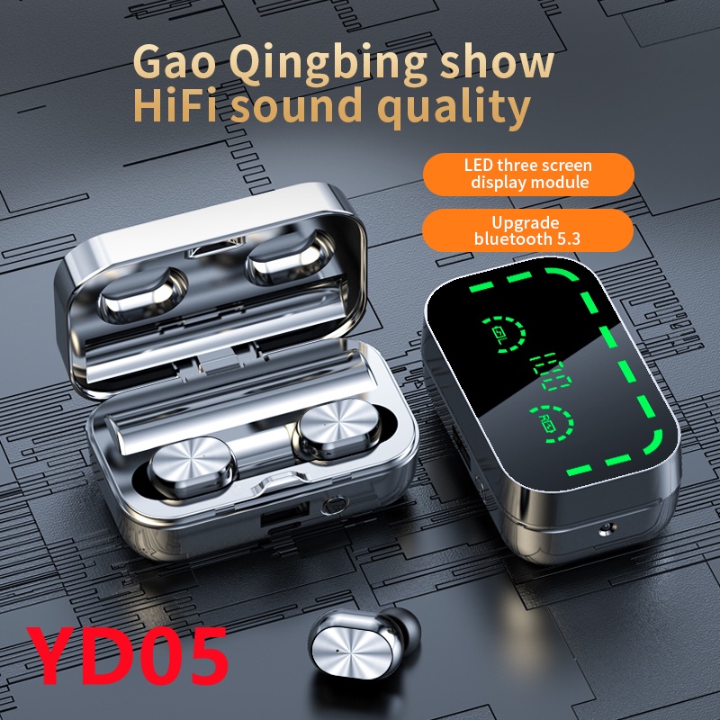 Tai Nghe Không Dây M90 F9 M10 Bluetooth 5.3 TWS Hifi Chống Thấm Nước Có Micro Tiện Dụng