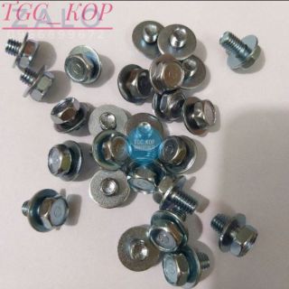 Ốc hộp xích xe dream. (Giá 1 bộ .3 con ốc ngắn và 1con ốc dài )