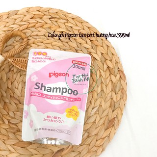 Dầu gội Pigeon tạo bọt hương hoa cho bé 300ml (dạng túi)