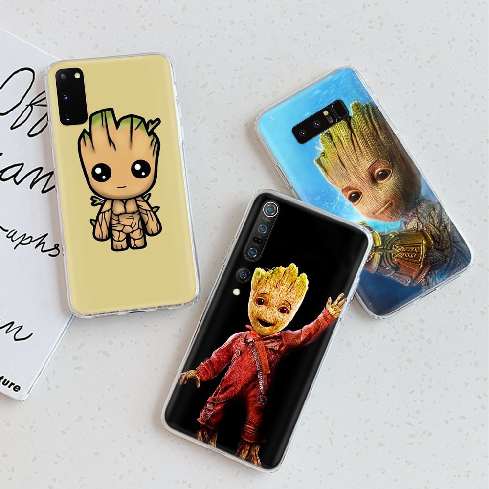 Ốp Lưng Tpu Mềm Trong Suốt Hình Groot Cho Vivo Y11 Y12 Y15 Y17 Y19 Y91 Y91i Y91c | BigBuy360 - bigbuy360.vn