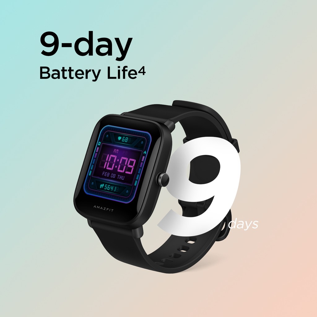 Đồng Hồ Thông Minh Amazfit BIP U - Full Tiếng Việt, Đo Nồng độ Oxy, độ stress +60 bài tập thể dục - Bản Quốc Tế