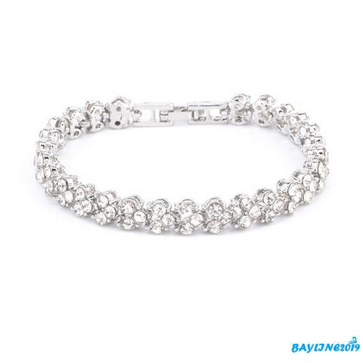 Vòng Tay Mạ Vàng Bạc Đính Đá Nhân Tạo Thời Trang