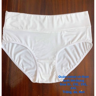 BIGSIZE-Quần lót thun lạnh bigsize-quần lót cotton BIGSIZE-quần lót ôm bụng-quần lót lưng cao bigsize