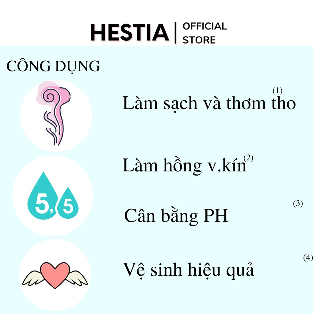 Đũa thần Inner gel vệ sinh phụ nữ Hàn Quốc 1.7g giúp ngăn cản lão hóa, tăng độ ẩm làm hồng cô bé hàng chính hãng Hestia