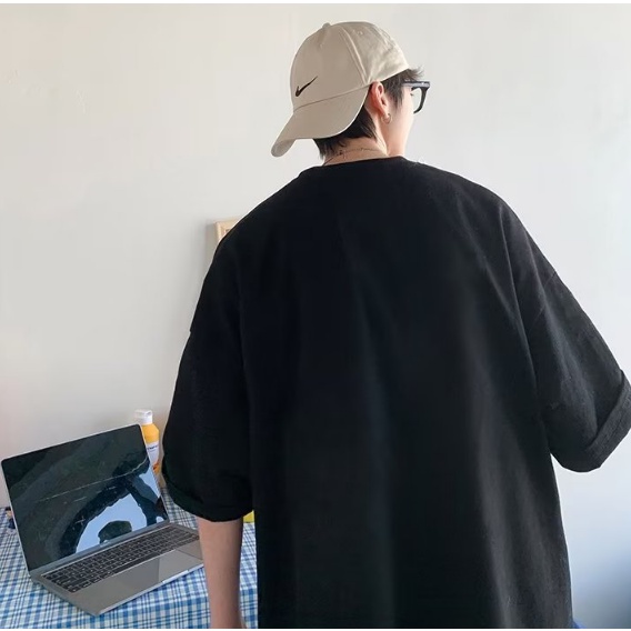 Áo Thun Oversize Tay Ngắn In Họa Tiết Hình Vuông Phong Cách Đường Phố Thời Trang Mùa Hè Cho Nam Và Nữ SIze M-8XL