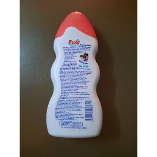 TẮM GỘI 2IN1 WANDO CHO BÉ ( 200ML)