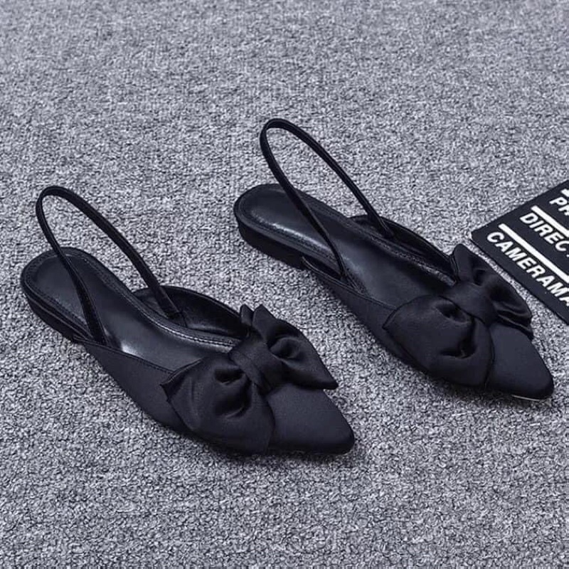 GIÀY BỆT NƠ LỤA