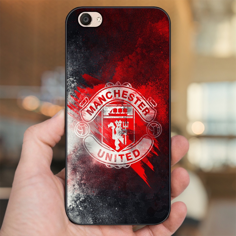 Ốp lưng Vivo V5, V5 Plus viền đen in hình MU Manchester United