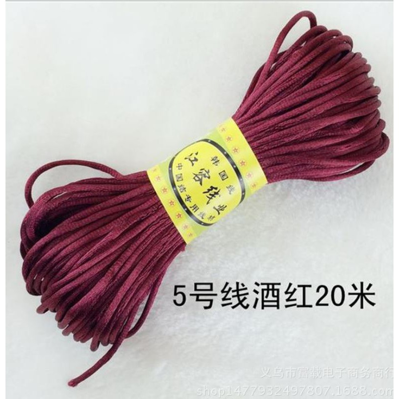 Bó 20m dây tim Đài Loan đủ màu size 2.2mm