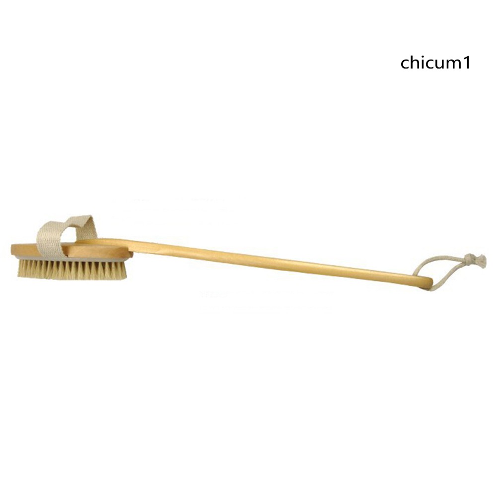 [Hàng mới về] Bàn chải tắm tế bào chết thiết kế tay cầm dài