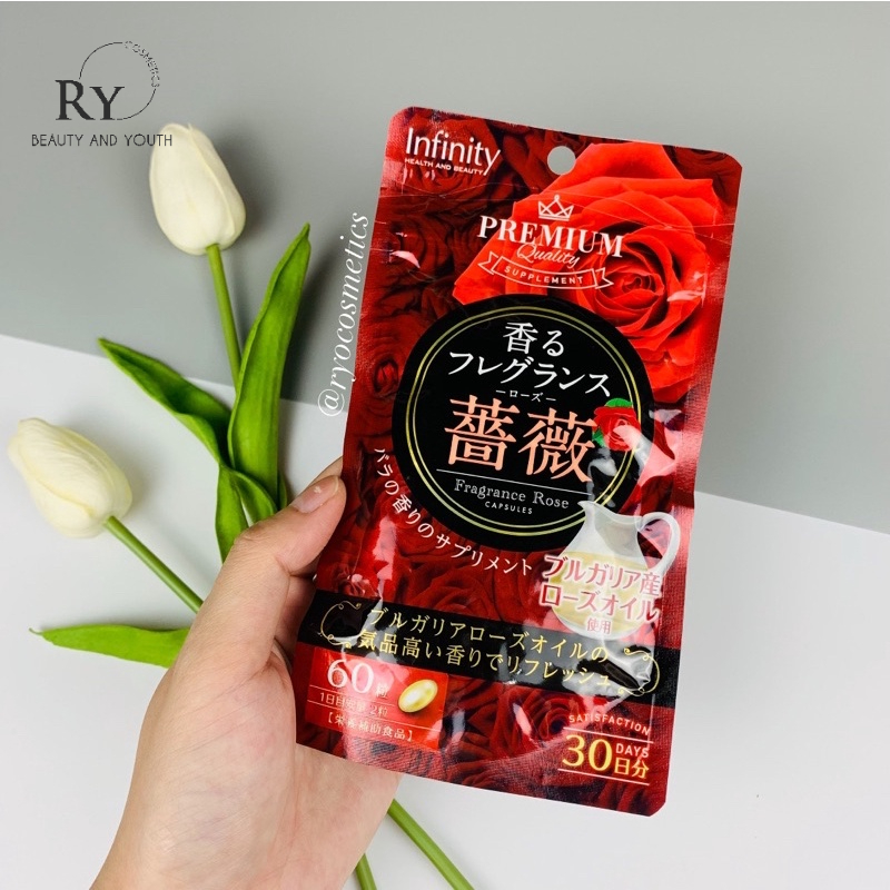 VIÊN UỐNG THƠM CƠ THỂ HOA HỒNG INFINITY 30 NGÀY & 60 NGÀY