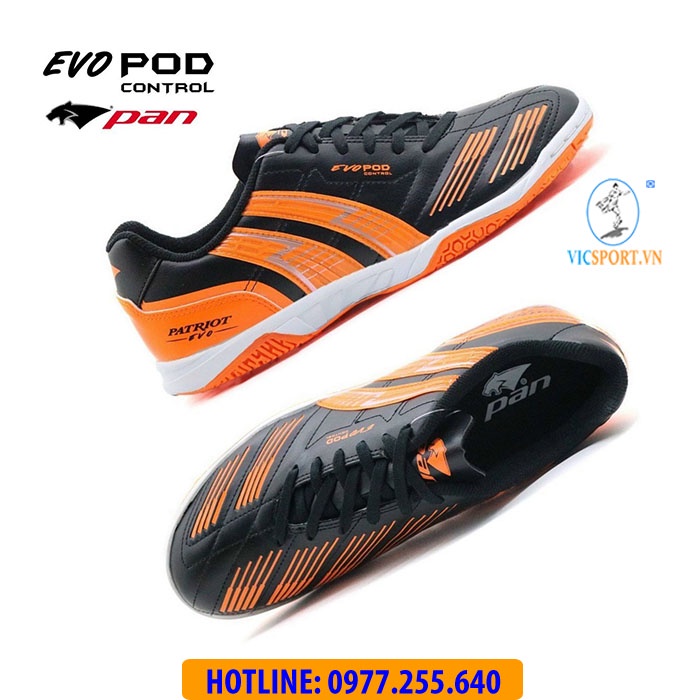 (Tặng Túi Đựng + Vớ) Giày Đá Bóng Pan Thái ĐẾ IC EVO POD CONTROL (Chính Hãng) - Vicsport