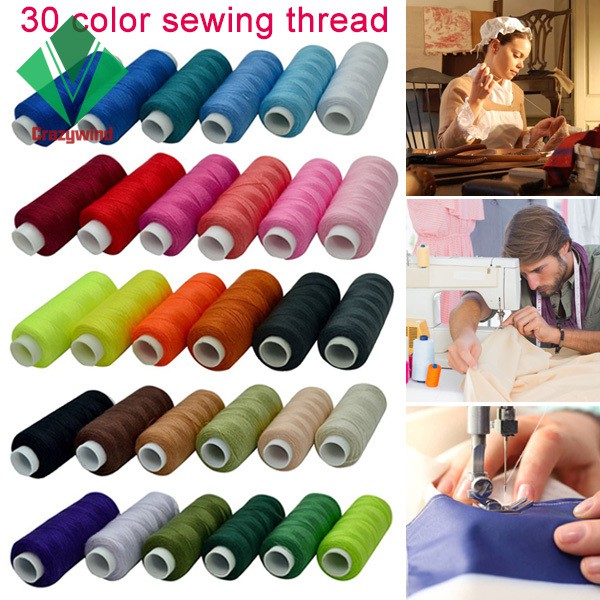 Set 30 Cuộn Chỉ Thêu 250 Màu
